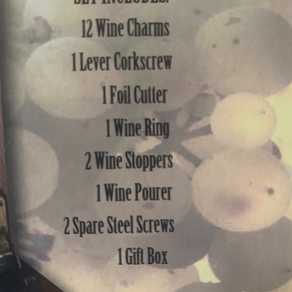 BAER’S VIP 21 Piece Wine Set in Wood Box New - Picture 6 of 11